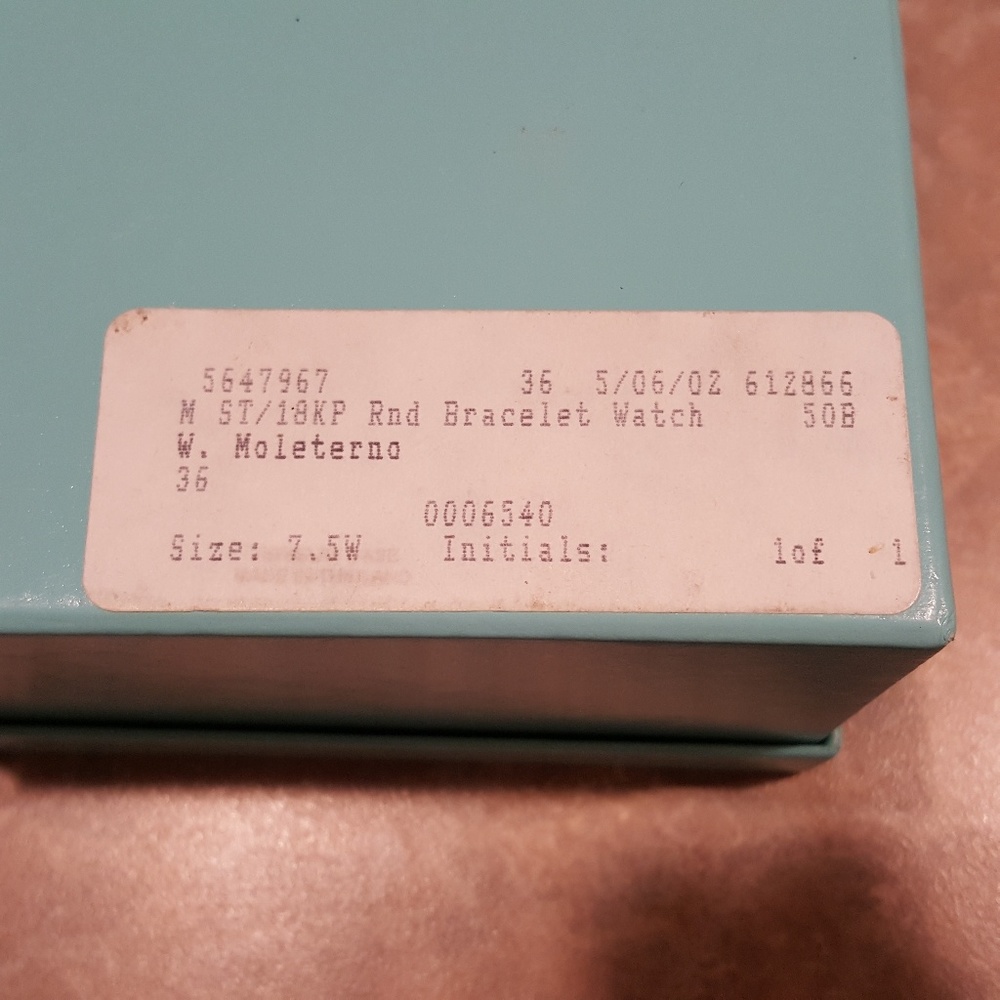 🌸TIFFANY MENS PORTFOLIO WATCH. - Picture 7 of 7